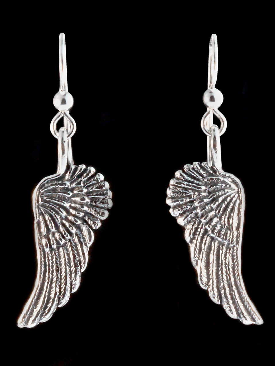 Sterling silver french wire earrings - sterling silver wire guardian