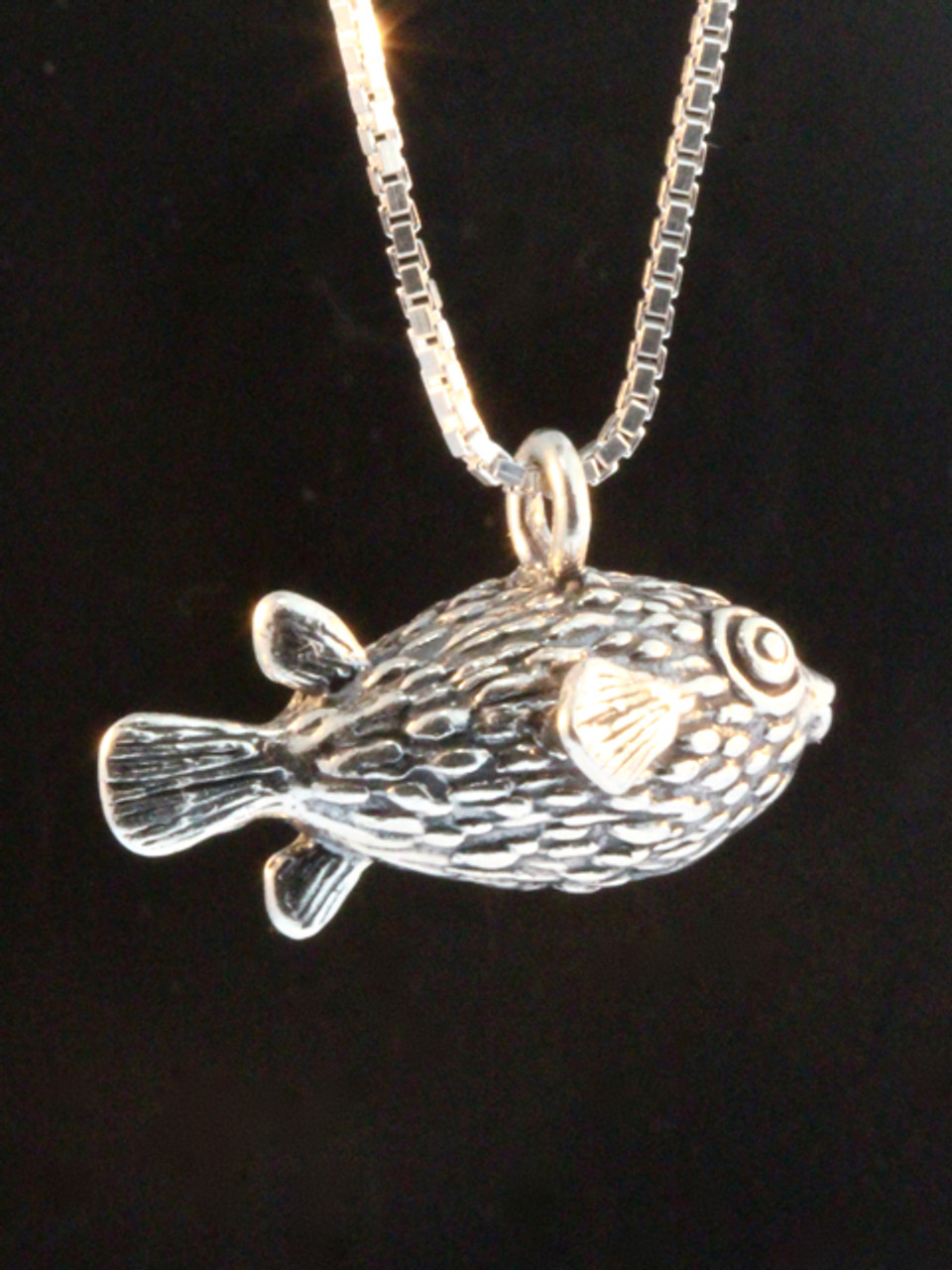 Sea Life - Puffer Fish Charm Jewelry