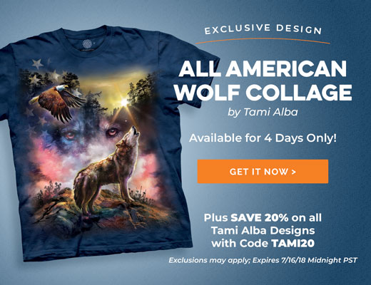 All American Wolf Collage All American Wolf Collage