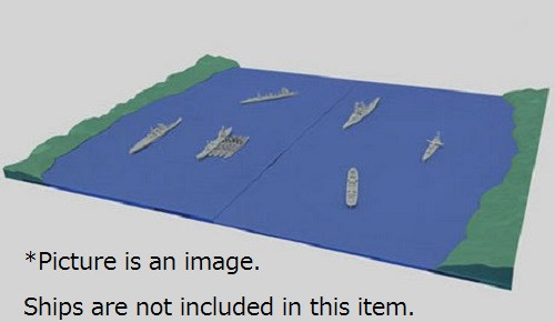 Fujimi Gunko 04 401324 Track Anchorage Harbor 1/3000 Scale Kit