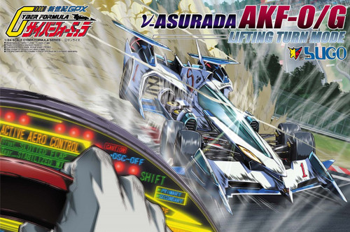 Aoshima 40256 Cyber Formula v-Asurada AKF-0/G Lifting Turn Mode 1/24 Scale Kit