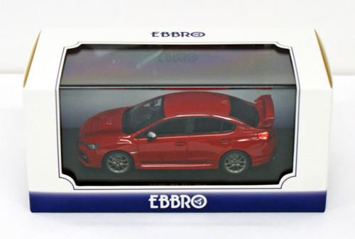 Ebbro 45313 SUBARU WRX STI 2014 (Red) 1/43 Scale