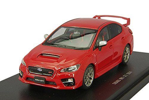 Ebbro 45313 SUBARU WRX STI 2014 (Red) 1/43 Scale
