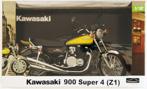Aoshima Skynet 80962 Kawasaki 900 Super 4 (Z1) Yellow Ball 1/12 Scale