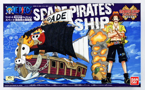 Bandai One Piece Grand Ship Collection 075837 Spade Pirates Ship