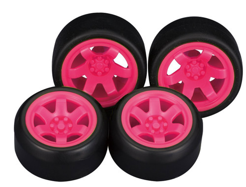 Bandai GEKI DRIVE CP-016 Tire Wheel Set 05 (24/25 Wide) 4549660080978