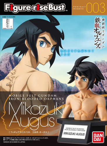 Bandai Figure-Rise Bust 003 Iron-Blooded Orphans MIKAZUKI AUGUS 4549660094456