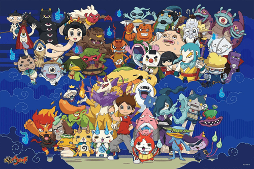 Ensky Jigsaw Puzzle 500-L167 Japanese Anime Yo-Kai Watch (500 L-Pieces)