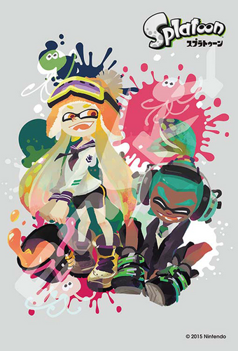 Ensky Jigsaw Puzzle 70-m37 Splatoon Boy and Girl Part 1 (70 Small Pieces)