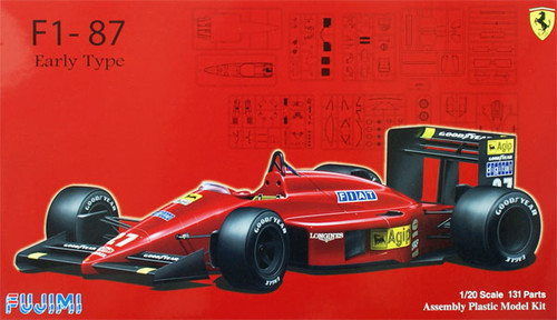 Fujimi GP20 090634 F1-87 Ferrari Early Type 1/20 Scale Kit 090634