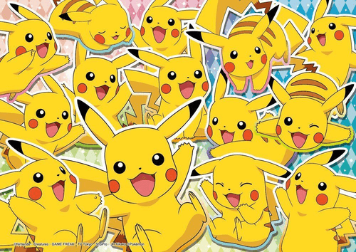Beverly Jigsaw Puzzle 100-006 Pokemon XY&Z Glitter Many Pikachu (100 L-Pieces)