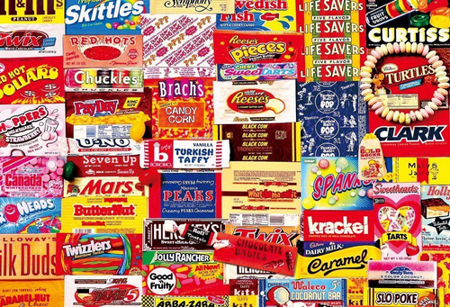 Beverly Jigsaw Puzzle 31-436 Vintage Art Candy & Chocolate (1000 Pieces)