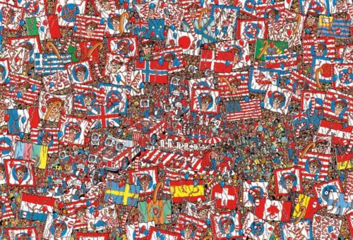 Beverly Jigsaw Puzzle 31-444 Where's Wally? Big Party (1000 Pieces)