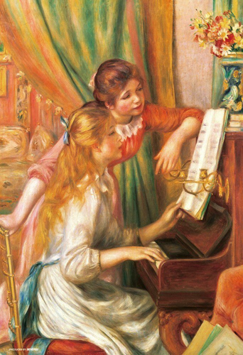 Beverly Jigsaw Puzzle 93-107 Girls Playing Piano (300 Pieces)