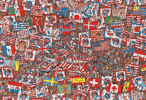 Beverly Jigsaw Puzzle L74-121 Where's Wally? Big Party (150 L-Pieces)