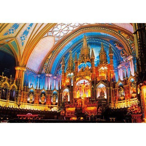 Beverly Jigsaw Puzzle M71-829 Notre-Dame Basilica (Montreal) (1000 S-Pieces)