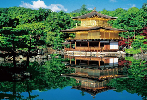 Beverly Jigsaw Puzzle M81-835 Golden Temple Kinkaku-ji (1000 S-Pieces)