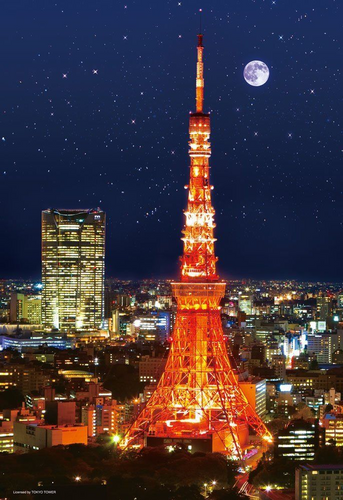Beverly Jigsaw Puzzle M81-854 Tokyo Tower Lightup (1000 S-Pieces)