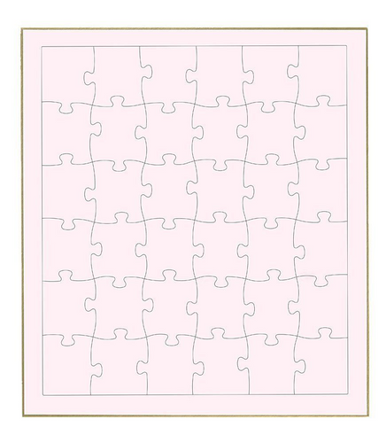 Beverly Jigsaw Puzzle WP-002 Signature Board Jigsaw Pink (36 Pieces)