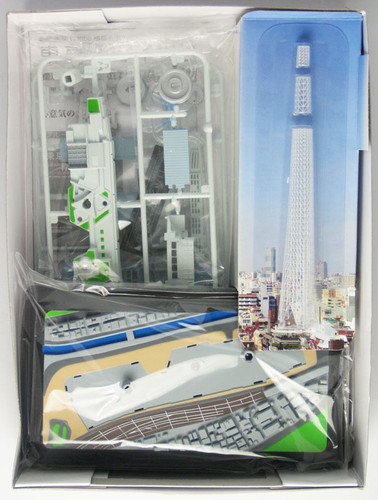 Doyusha 004685 Tokyo Sky Tree w/ LED light IKI 1/3000 Scale Plastic Model Kit
