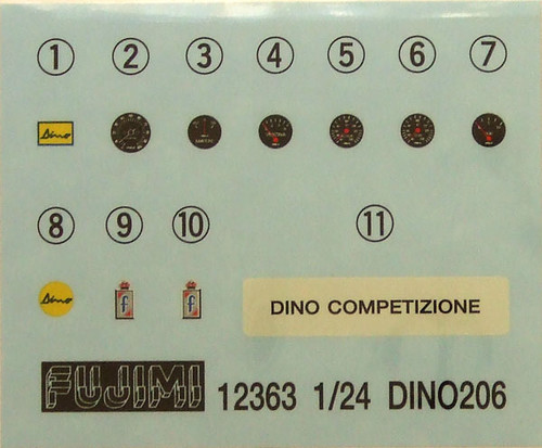Fujimi RS-76 Ferrari Dino 206gt 1/24 Scale Kit