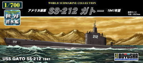 Doyusha 301128 USS Gato SS-212 1941 Submarine 1/700 Scale Kit