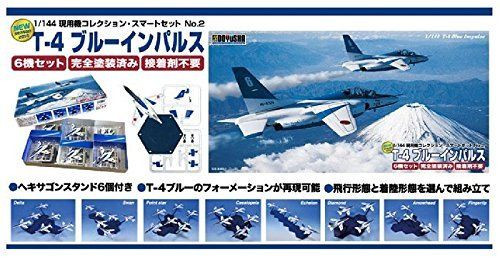 Doyusha 401354 T-4 Blue Inpulse 6 Set 1/144 Pre-painted Scale Kit