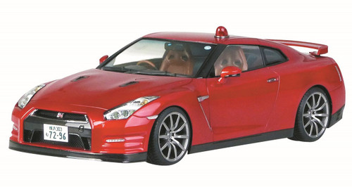 Aoshima 52167 Nissan R35 GT-R (Abunai Deka) DVD & Blu-ray Launch Package 1/24 Scale Kit