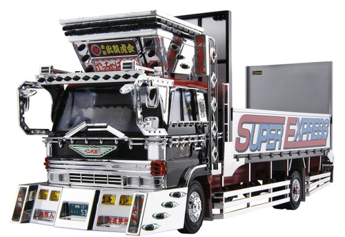Aoshima 52051 Japanese Decoration Truck Yacchaba Jiro (4t Flat Body) 1/32 Scale