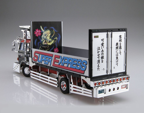 Aoshima 52051 Japanese Decoration Truck Yacchaba Jiro (4t Flat Body) 1/32 Scale