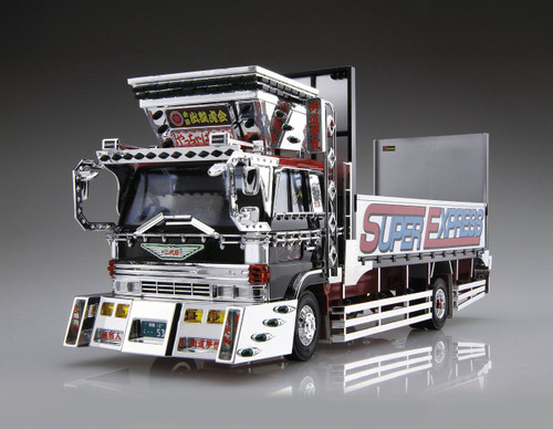 Aoshima 52051 Japanese Decoration Truck Yacchaba Jiro (4t Flat Body) 1/32 Scale