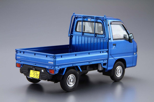 Aoshima 51559 The Model Car 04 Subaru TT2 Sambar Truck WR Blue Limited 11' 1/24 Scale kit