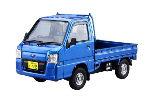 Aoshima 51559 The Model Car 04 Subaru TT2 Sambar Truck WR Blue Limited 11' 1/24 Scale kit
