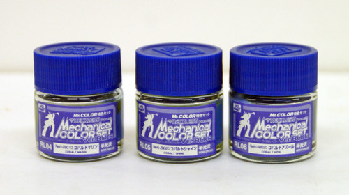 GSI Creos Mr.Hobby CS512 Mr. Mechanical Color Set Ver. Blue (Studio RECKLESS)