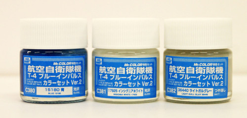 GSI Creos Mr.Hobby CS667 Mr. J.A.S.D.F T-4 Blue Impulse Color Set Version 2