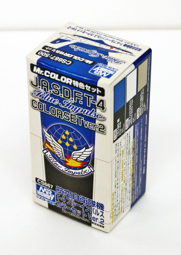 GSI Creos Mr.Hobby CS667 Mr. J.A.S.D.F T-4 Blue Impulse Color Set Version 2