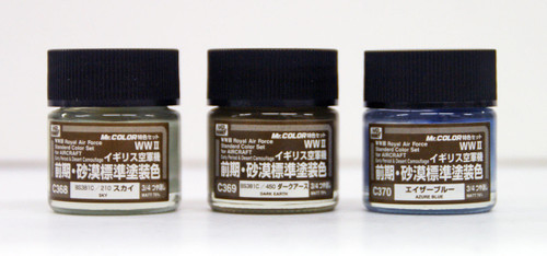 GSI Creos Mr.Hobby CS683 Mr. WWII Royal Air Force Color Set for Aircraft