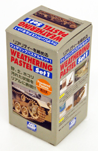 GSI Creos Mr.Hobby PP101 Mr. Weathering Pastel Set No. 1 (3 Pastels)