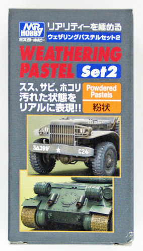 GSI Creos Mr.Hobby PP102 Mr. Weathering Pastel Set No. 2 (3 Pastels)