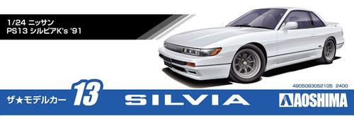 Aoshima 52105 The Model Car 13 Nissan Silvia PS13 '91 1/24 Scale Kit