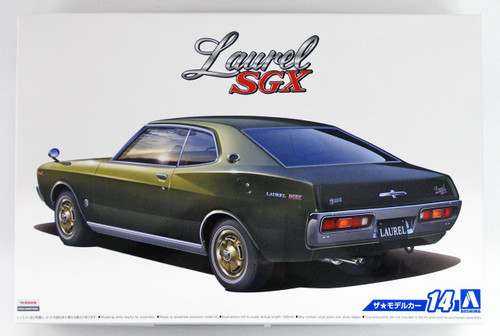 Aoshima 52112 The Model Car 14 Nissan KHC130 Laurel HT2000SGX '75 1/24 Scale Kit