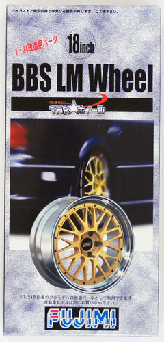 Fujimi TW04 BBS LM Wheel & Tire Set 18 inch 1/24 Scale Kit