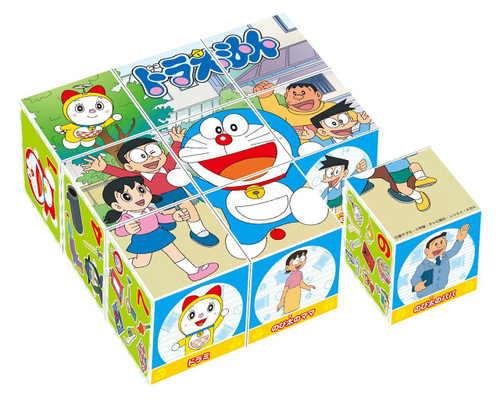 Apollo-sha Child Cube Puzzle 13-102 Japanese Anime Doraemon (9 Pieces)