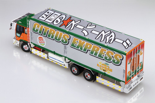 Aoshima 52075 Japanese Decoration Truck Mikan Mitsugoro 1/32 Scale Kit