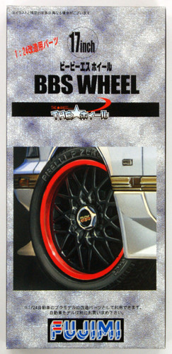 Fujimi TW59 BBS Wheel & Tire Set 17 inch 1/24 Scale Kit