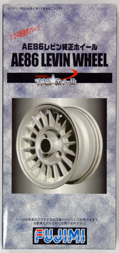 Fujimi TW62 AE86 LEVIN Wheel & Tire Set 17 inch 1/24 Scale Kit