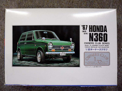 Arii Owners Club 1/32 05 1967 Honda N360 1/32 Scale Kit (Microace)