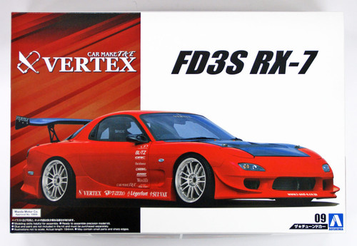 Aoshima 52396 Vertex FD3S RX-7 '99 (MAZDA) 1/24 Scale Kit