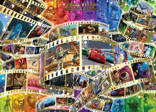Tenyo Japan Jigsaw Puzzle D-2000-619 Disney Animation History (2000 Pieces)