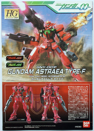 Bandai HG OO 62 Gundam GNY-001F Gundam ASTRAEA TYPE-F 1/144 Scale Kit